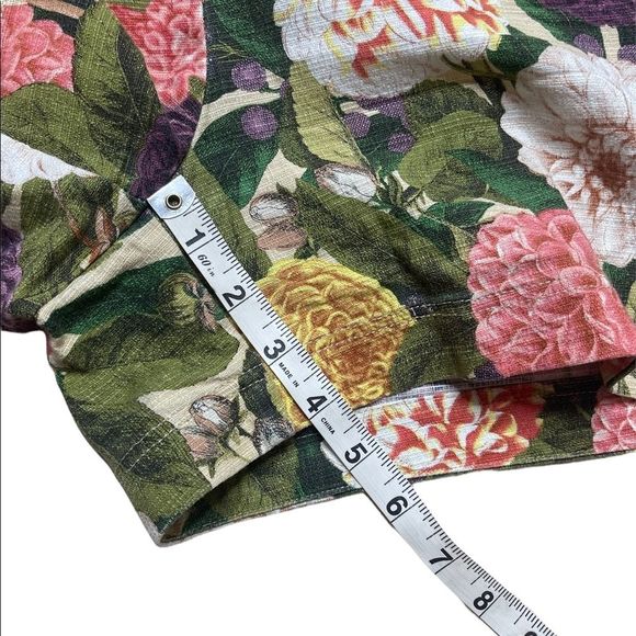 Anthropologie Elevenses Ranunculus Bloom shorts sz 4 - Picture 15 of 16